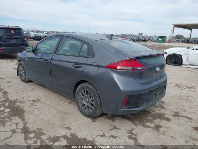 KMHC65LC4KU116243 Hyundai Ioniq Hybrid Blue