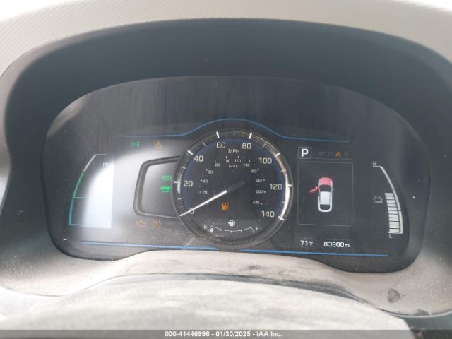 KMHC65LC4KU116243 Hyundai Ioniq Hybrid Blue