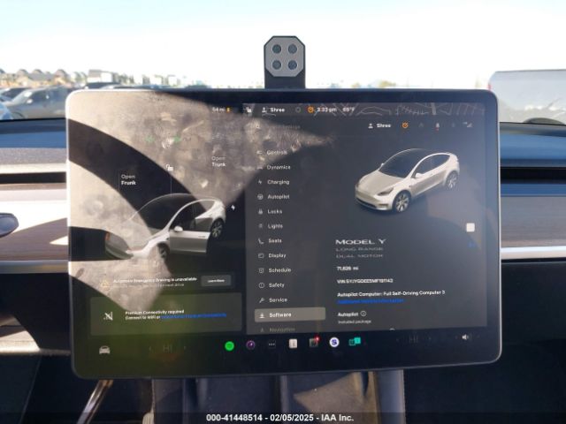 5YJYGDEE5MF191142 Tesla Model Y Long Range Dual Motor All-wheel Drive