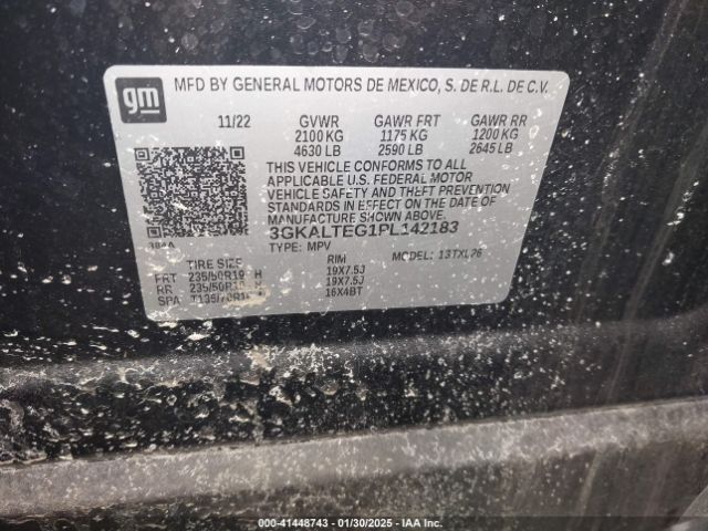 3GKALTEG1PL142183 GMC Terrain Awd Sle