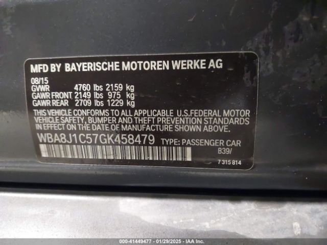WBA8J1C57GK458479 BMW 328D