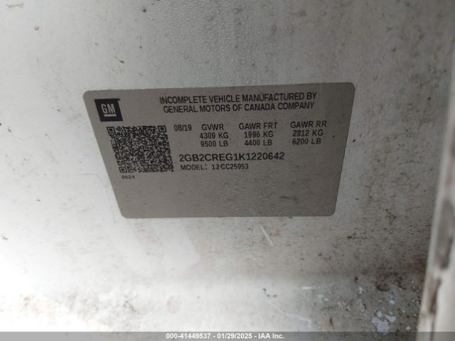 2GB2CREG1K1220642 Chevrolet Silverado 2500hd Wt