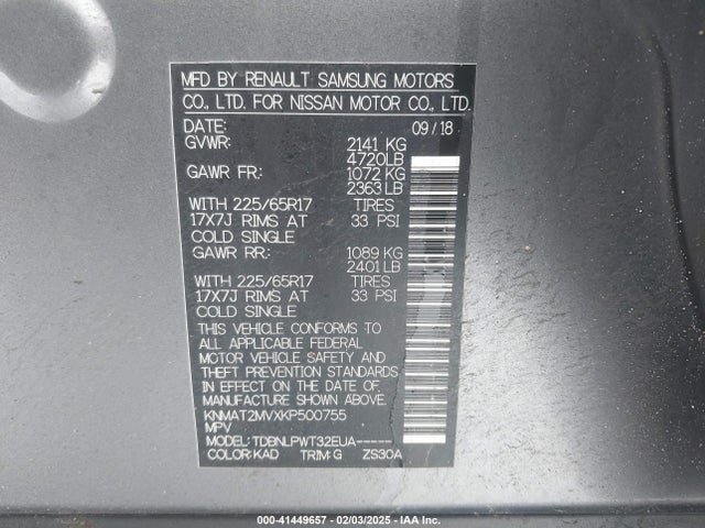 Nissan ROGUE S 2019 KNMAT2MVXKP500755 Image 9