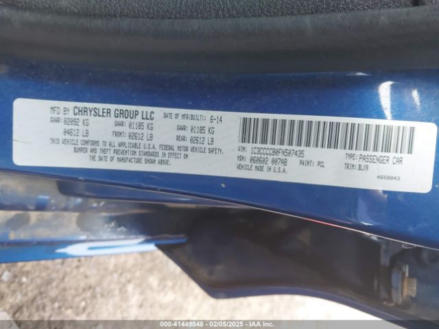 1C3CCCCB0FN507435 Chrysler 200 C