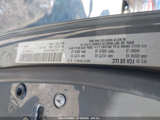 2C3CDZAGXKH701875 Dodge Challenger Sxt
