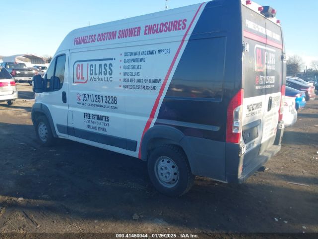 3C6TRVCG3JE112834 RAM Promaster 2500 High Roof 136 Wb