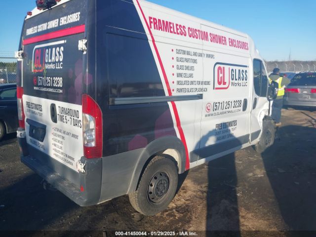 3C6TRVCG3JE112834 RAM Promaster 2500 High Roof 136 Wb