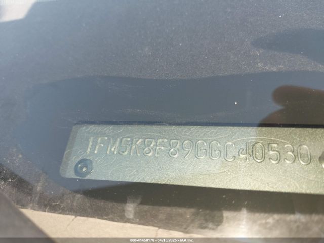 1FM5K8F89GGC40530 Ford Explorer Limited