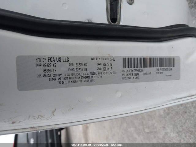 Dodge Charger Sxt 2015 2C3CDXJG9FH863801 Image 9