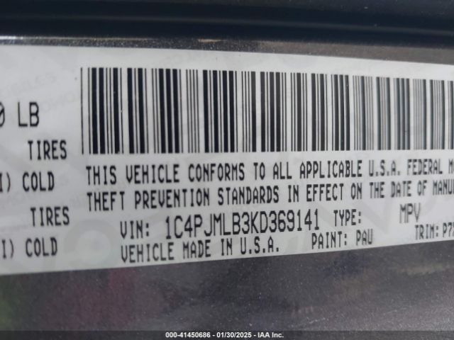 2019 JEEP CHEROKEE 1C4PJMLB3KD369141 Photo 8