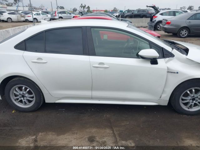 JTDEBRBE2LJ008922 Toyota Corolla Hybrid Le