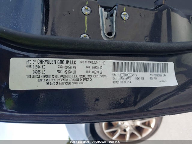 1C3CDFBB0ED680974 Dodge DART SXT