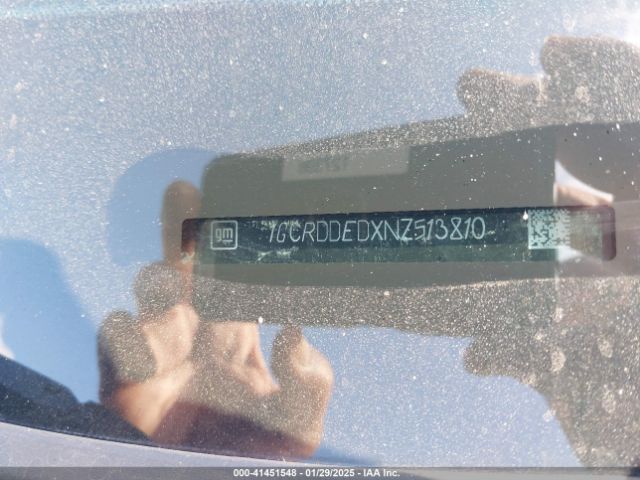 1GCRDDEDXNZ513810 Chevrolet Silverado 1500 4wd Double Cab Standard Bed Lt