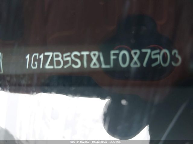 1G1ZB5ST8LF087503 Chevrolet Malibu Fwd Ls