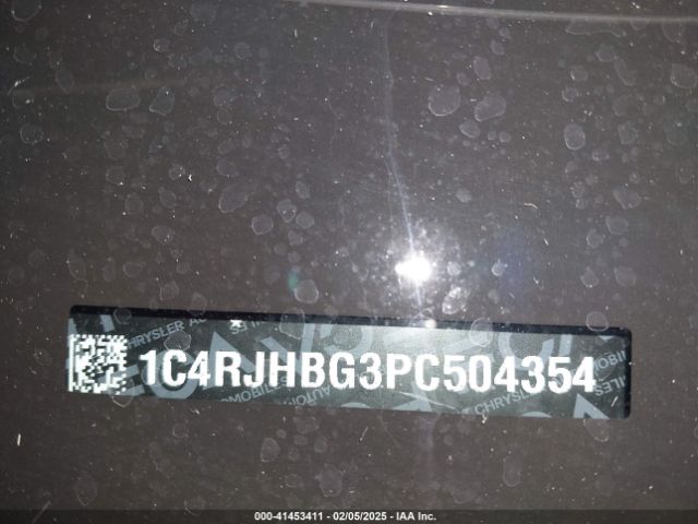 1C4RJHBG3PC504354 Jeep Grand Cherokee Limited 4x4