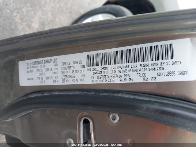 RAM 2015 2015 1C6RR7FTXFS557414 Image 9