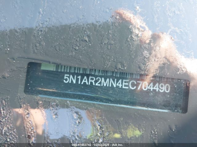 5N1AR2MN4EC704490 Nissan Pathfinder Sv