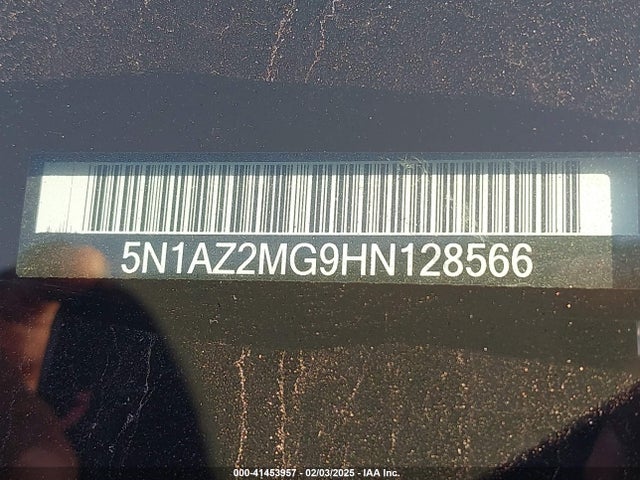 5N1AZ2MG9HN128566 Nissan 2017