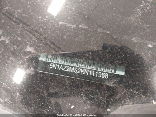 5N1AZ2MS2KN111958 Nissan MURANO S