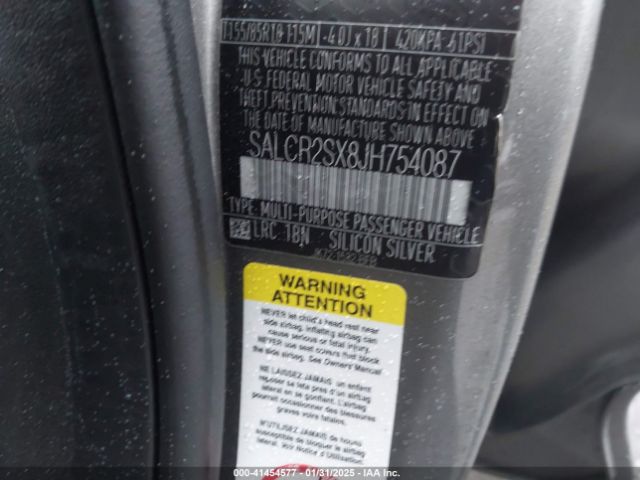 SALCR2SX8JH754087 Land Rover Discovery Sport Hse