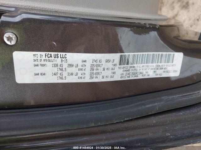 2016 CHRYSLER TOWN & COUNTRY 2C4RC1BG6GR113403 Photo 8