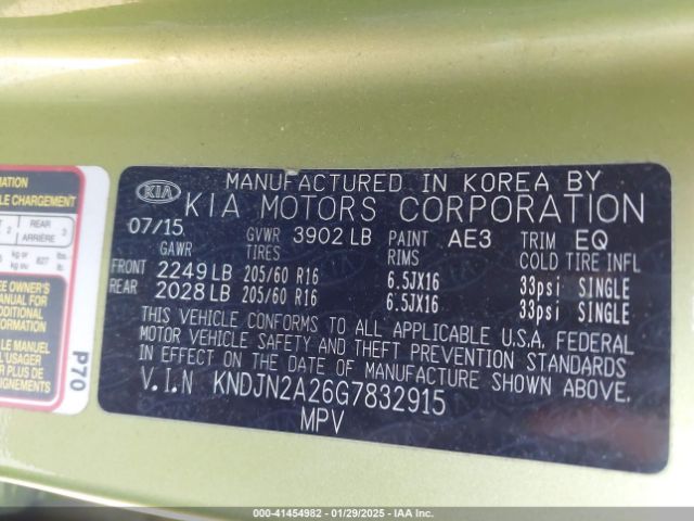 KNDJN2A26G7832915 KIA Soul