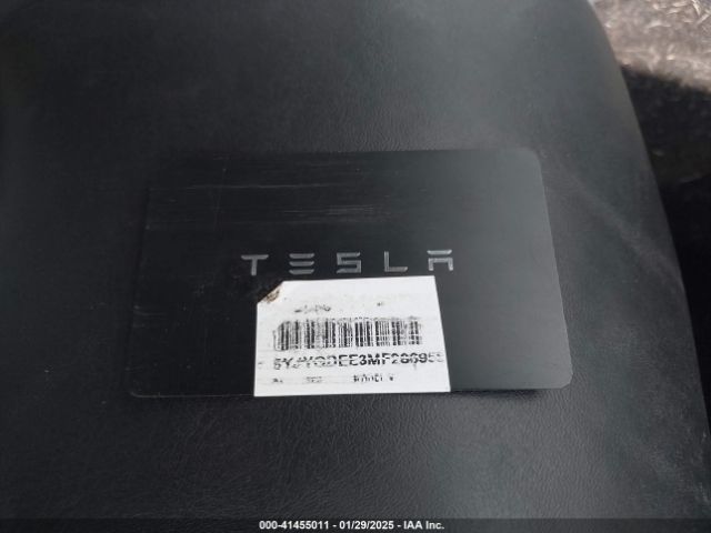 5YJYGDEE3MF286959 Tesla Model Y Long Range Dual Motor All-wheel Drive