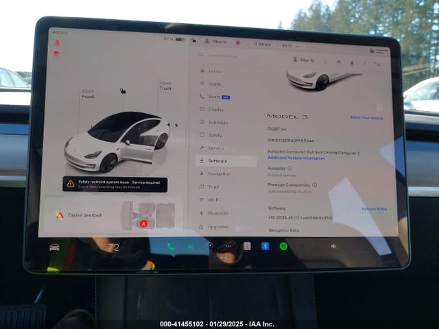 2023 TESLA MODEL 3 5YJ3E1EA0PF611244 Photo 6