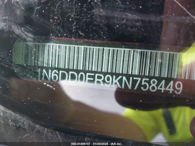 1N6DD0ER9KN758449 Nissan Frontier Sv