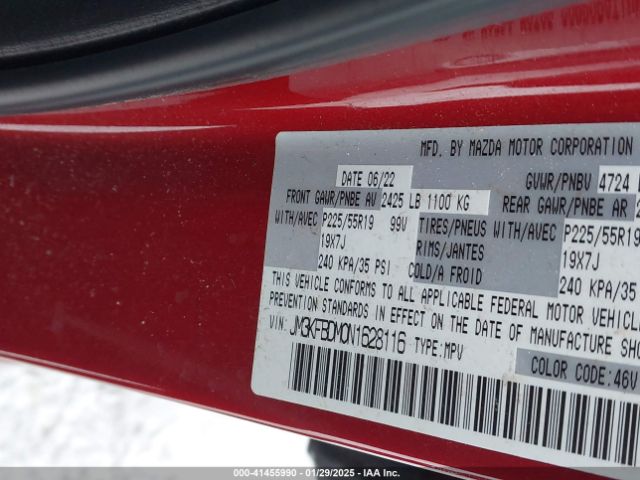 JM3KFBDM0N1628116 Mazda Cx-5 2.5 S Premium