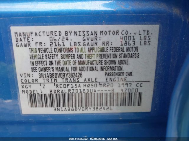 2024 NISSAN SENTRA 3N1AB8DV0RY382426 Photo 8