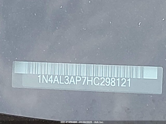 Nissan Altima 2.5 S 2017 1N4AL3AP7HC298121 Image 9