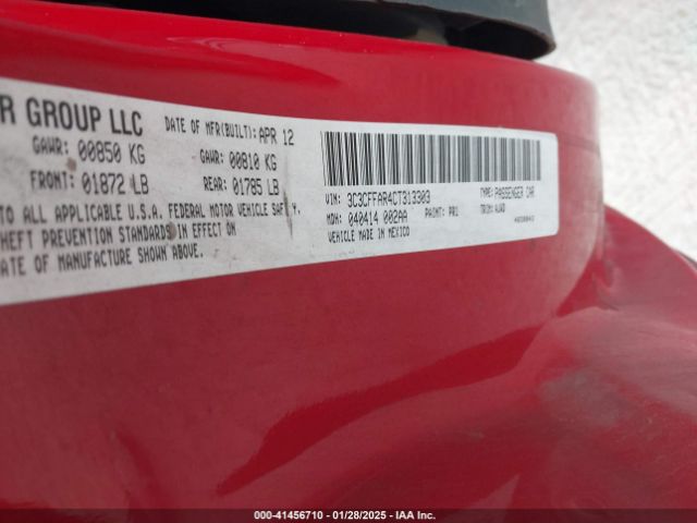 2012 FIAT 500 3C3CFFAR4CT313303 Photo 8