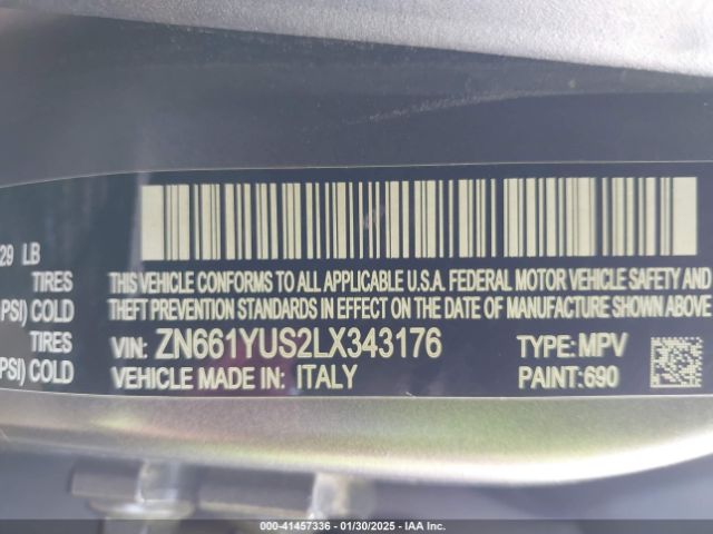 ZN661YUS2LX343176 Maserati Levante S Gransport