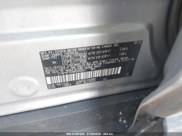 Toyota Rav4 Xle 2022 2T3W1RFV6NW205047 Image 9