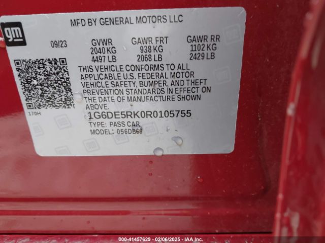 2024 CADILLAC CT4 1G6DE5RK0R0105755 Photo 8