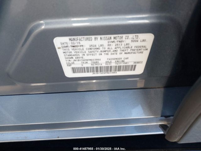 2015 INFINITI Q50 JN1BV7AR9FM403964 Photo 8