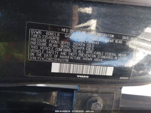 2009 VOLVO XC90 YV4CZ982391503118 Photo 8