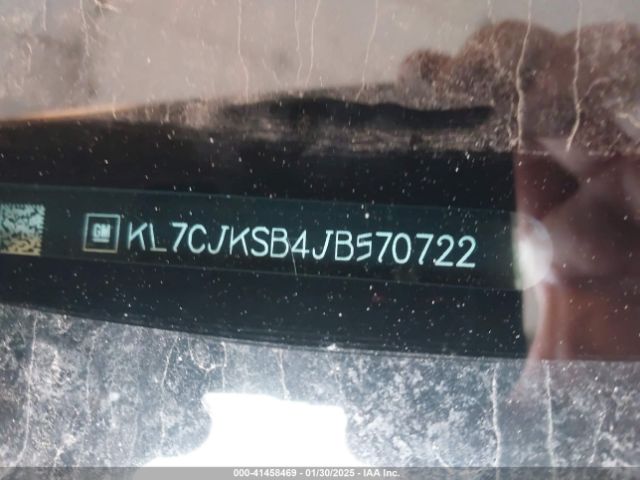 KL7CJKSB4JB570722 Chevrolet TRAX LS