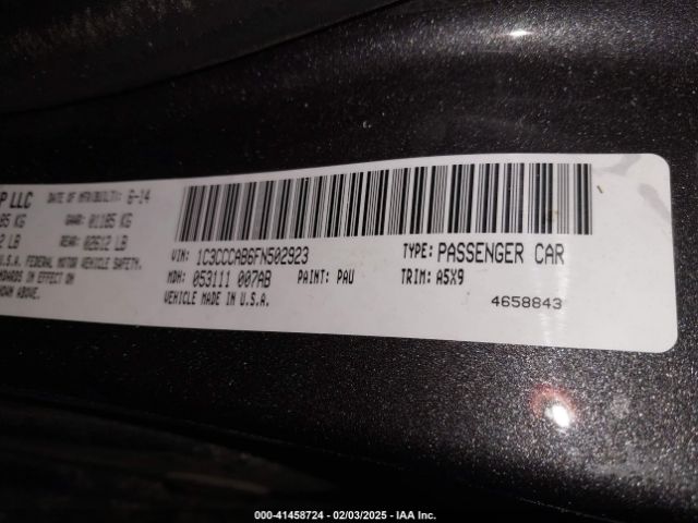 1C3CCCAB6FN502923 Chrysler 200 Limited