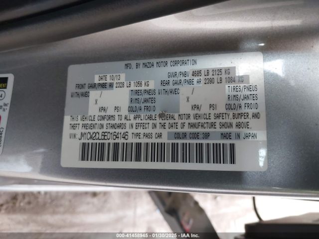 JM1CW2CL6E0164146 Mazda Mazda5 Touring