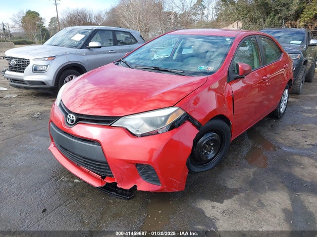 2T1BURHE5EC206896 Toyota COROLLA LE