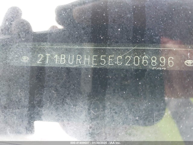 2T1BURHE5EC206896 Toyota COROLLA LE