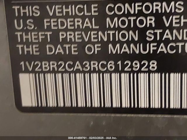 1V2BR2CA3RC612928 Volkswagen Atlas 2.0t Sel