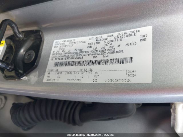 1FTEW1E5XJKE40893 Ford F-150 Xl
