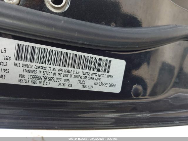 1C6RR6NT8FS651237 RAM 1500 Laramie