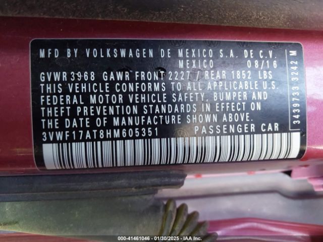 3VWF17AT8HM605351 Volkswagen Beetle #pinkbeetle/1.8t Classic/1.8t S