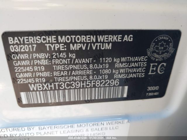 WBXHT3C39H5F82296 BMW X1 Xdrive28i