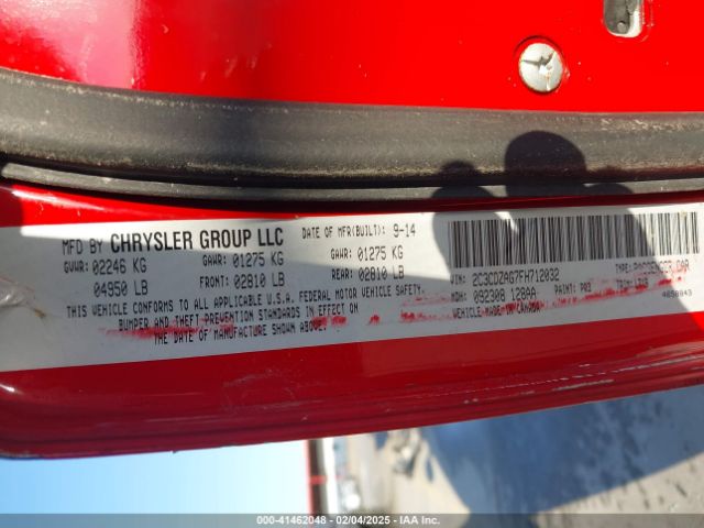 2C3CDZAG7FH712032 Dodge Challenger Sxt