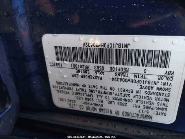 JN1BJ1CP0HW004324 Nissan Rogue Sport S